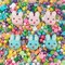 Easter Sprinkles Edible Rabbit Bunny Carrot Sugar Pearls for Easter Cake Decorating Baking Cookie Cupcake Toppers Decorations Easter Valentine Halloween Birthday Supplies